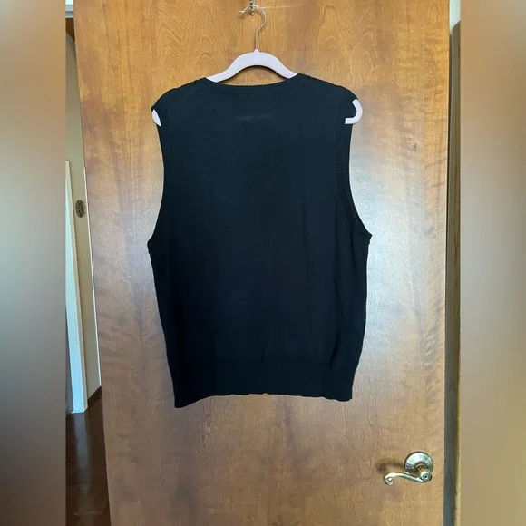 Polo Ralph Lauren Black V-Neck Sweater Vest - Picture 4 of 4